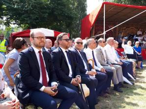 Wizyta wiceministra Jarosława Sellina w Berdyczowie na Ukrainie