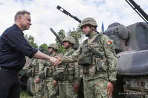 [VIDEO] Wizyta Prezydentów Polski i Litwy na przesmyku suwalskim