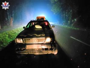 Była mgła, nie miał odblasków, wszedł na drogę, do domu nie doszedł