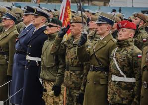 [VIDEO] Terytorialsi z Radomia na Centralnych Obchodach Narodowego Święta Niepodległości