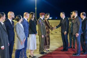 [VIDEO] O bezpieczeństwie globalnym i współpracy wojskowej prezent będzie rozmawiał w Jordanii