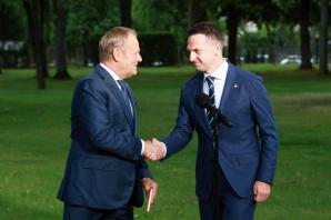 [VIDEO] Minister Adam Szłapka rzecznikiem prasowym rządu