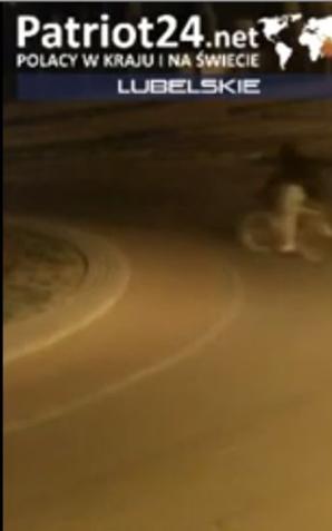 [VIDEO] Pijana rowerzystka wyłapana przez kamery monitoringu