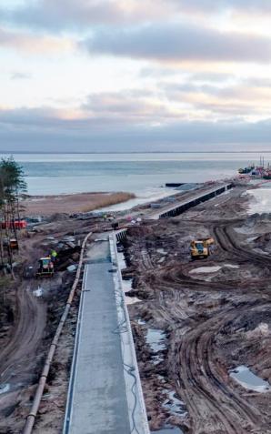 2021 rok na budowie przekopu Mierzej Wiślanej