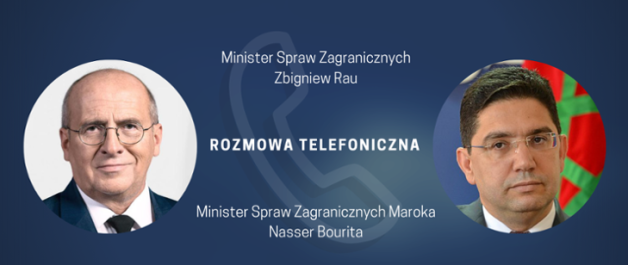 O gospodarce oraz Libii, Sahelu i Maroko, Minister Spraw Zagranicznych ze swoim odpowiednikiem z Maroka Nasserem Bouritą