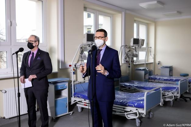 [VIDEO] W Radomiu powstał szpital rezerwowy. Premier: to jest nasza kolejna linia obrony