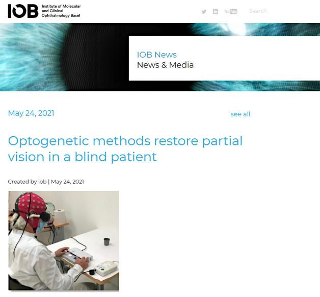Naukowcy częściowo przywrócili wzrok niewidomemu mężczyźnie. Optogenetyka to rewolucja w leczeniu genetycznej utraty widzenia