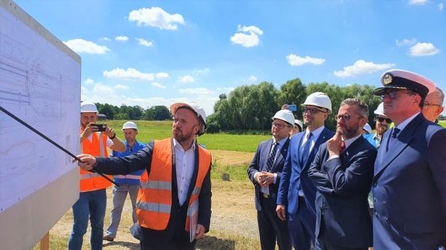 Rusza budowa nowej śluzy na stopniu wodnym Krapkowice