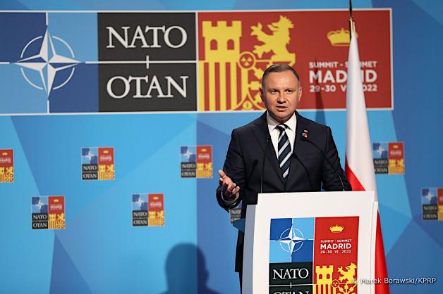 Prezydent  Andrzej Duda podpisze ustawy ws. ratyfikacji akcesji Szwecji i Finlandii do NATO