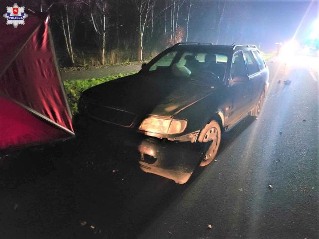 Była mgła, nie miał odblasków, wszedł na drogę, do domu nie doszedł