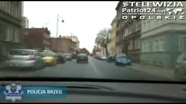  [VIDEO] Pościgi, pościgi. Z narkotykmi i bez uprawnień przez Brzeg. 