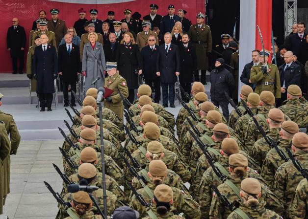 [VIDEO] Terytorialsi z Radomia na Centralnych Obchodach Narodowego Święta Niepodległości